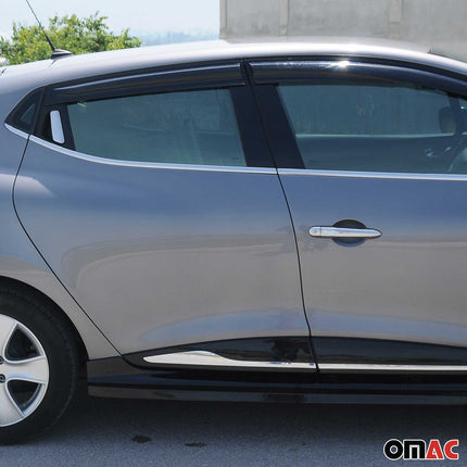 Chrom Türgriff Blende für Renault Clio 2012-2019 4-Tür Edelstahl 6tlg