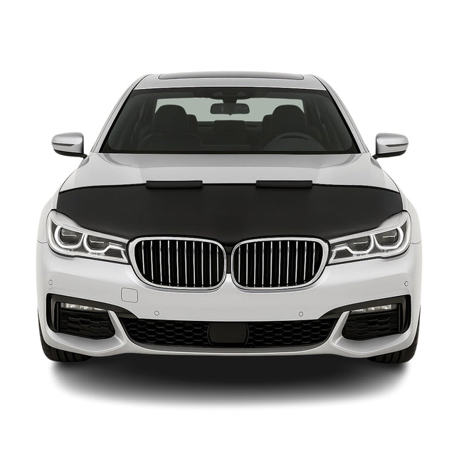 Haubenbra Steinschlagschutz für BMW 7er G11 G12 2015-2024 Schwarz Halb