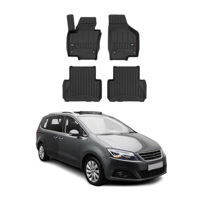 OMAC Gummi Fußmatten für Seat Alhambra 2010-2020 Premium TPE Automatten 4tlg