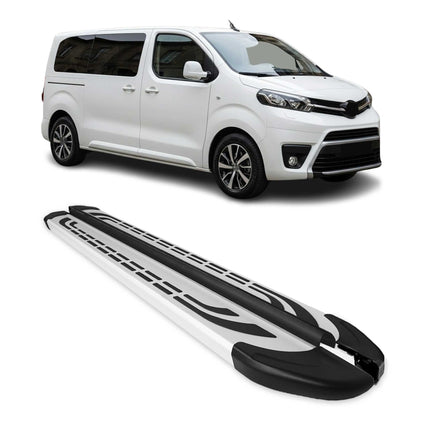Trittbretter Schweller Seitenbretter für Toyota Proace 2016-2026 Kurzer RS Alu