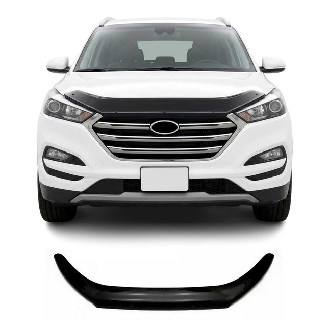 Motorhaube Deflektor Insektenschutz für Hyundai Tucson 2015-2021 Dunkel