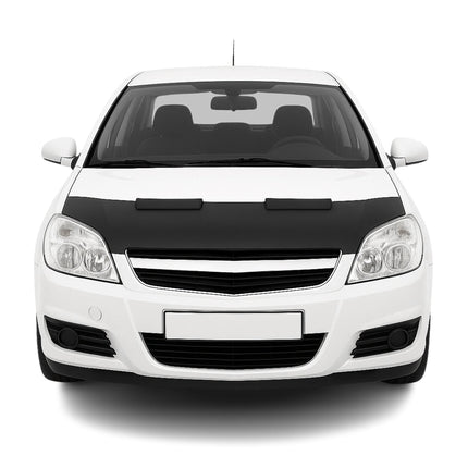 Haubenbra Steinschlagschutz Bonnet Bra für Opel Vectra C 2002-2005 Schwarz Halb