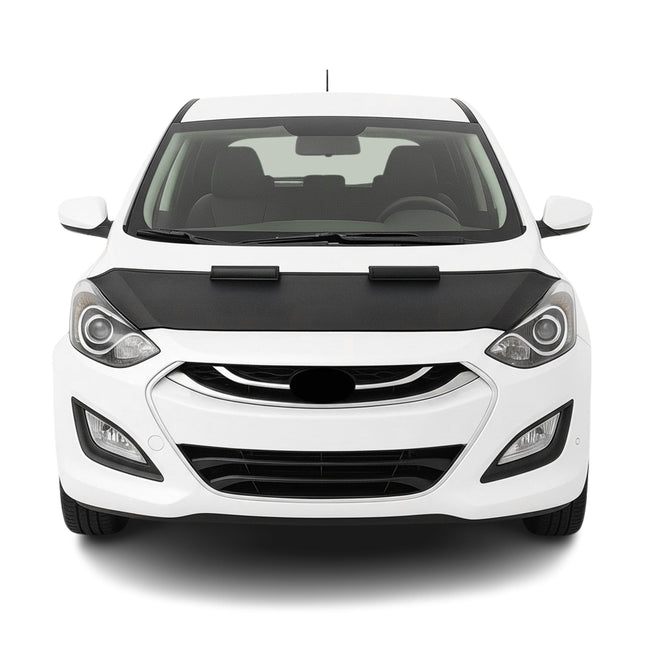 Haubenbra Steinschlagschutz für Hyundai i30 Kombi 2012-2017 Schwarz Halb