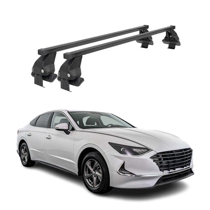 Menabo Dachträger Grundträger für Hyundai Sonata VIII 2020-2026 Stahl Schwarz 2x