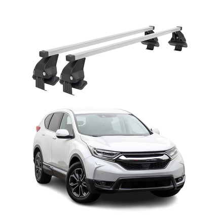 Menabo Dachträger Grundtäger für Honda CR-V mk5 2017-2022 50kg Stahl Silber 2x