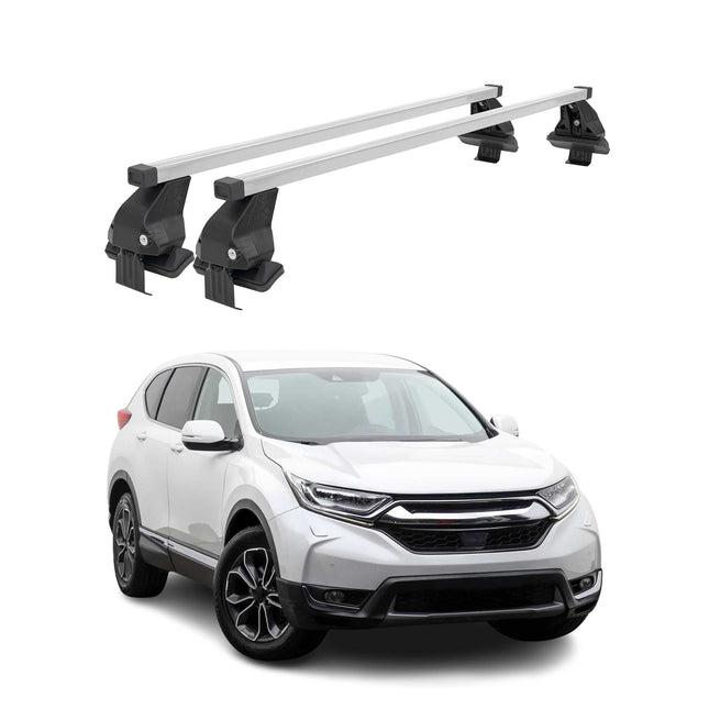 Menabo Dachträger Grundtäger für Honda CR-V mk5 2017-2022 50kg Stahl Silber 2x