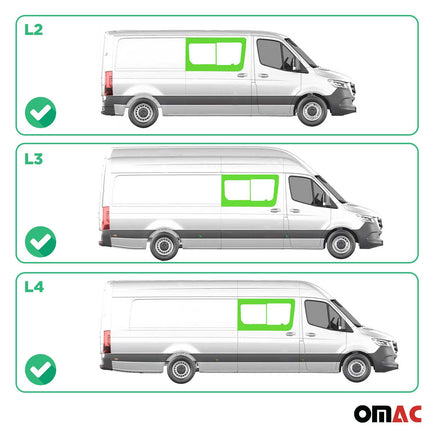 Schiebefenster für Mercedes Sprinter W906 2006-2018 Rechts Schiebetür L2 L3 L4