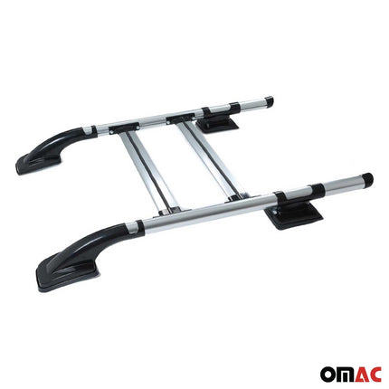 Dachreling & Dachträger Satz für Mazda BT-50 2007-2012 Alu Grau 4x