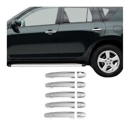Türgriff Blende Chrom für Toyota RAV4 2006-2012 5-Tür Edelstahl 10x