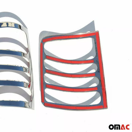 Rücklicht Leisten Heckleuchte für VW Transporter T5 2003-2010 Edelstahl Chrom