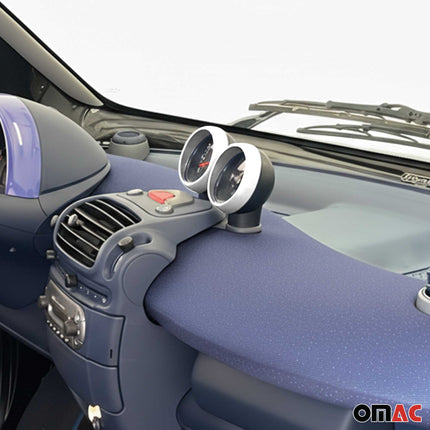 Lüftungs Rahmen Lüftungsrahmen für Smart ForTwo 450 1998-2007 Aluminium Silber