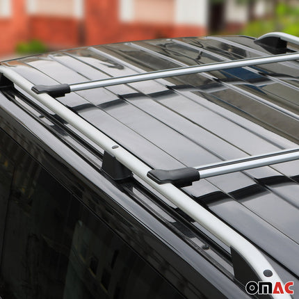 Dachträger Grundtäger für Fiat Ducato 2006-2026 75kg Aluminium Silber 2 tlg