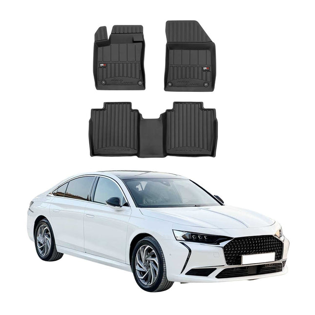 OMAC Gummi Fußmatten für DS 9 2020-2026 Premium TPE 3D Automatten Antirutsch 3x
