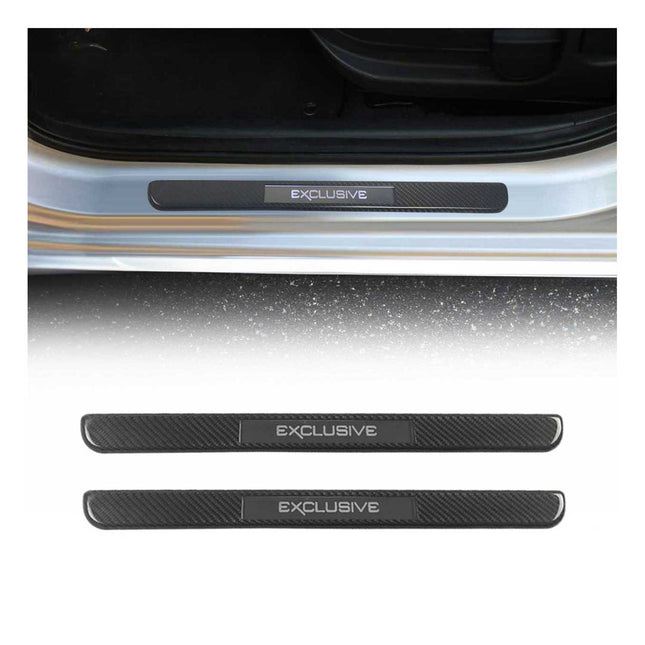 Einstiegsleisten Exclusive Türschwellerleisten Auto Carbon 2x 45Cm