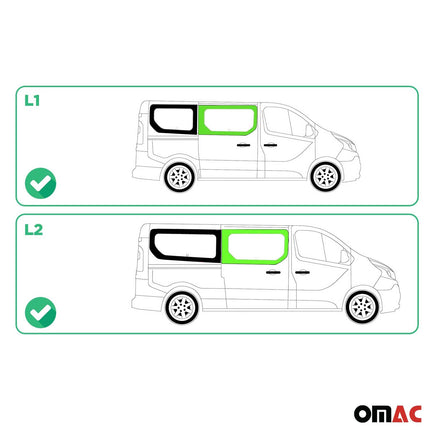 Seitenfenster Auto Fenster für Fiat Talento 2016-2020 Schiebetür Rechts L1 L2