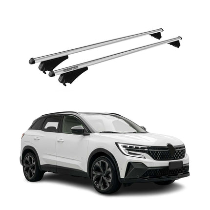 Menabo Dachträger Grundtäger für Renault Austral 2022-2026 75kg Alu Silber 2 tlg