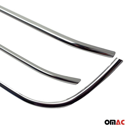Kühlergrill Leisten Grillleisten für VW Amarok 2010-2016 Edelstahl Chrom 3tlg