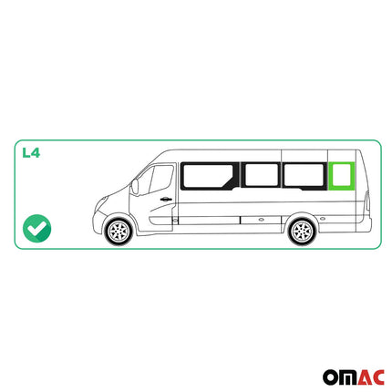 Seitenfenster Auto Fenster für Opel Movano 2010–2021 Links Rechts Hinten L4