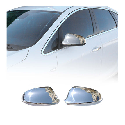 Spiegelkappen Spiegelabdeckung für Opel Cascada 2013-2019 Edelstahl Chrom 2tlg