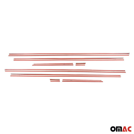 Fensterleisten Zierleisten für Citroen C4 2006-2013 Stufenheck Edelstahl 8tlg