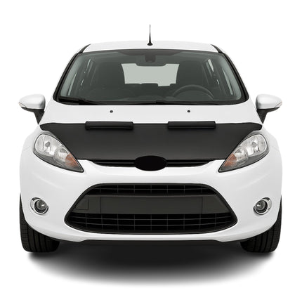 Haubenbra Steinschlagschutz Bonnet Bra für Ford Fiesta 6 2009-2012 Schwarz Halb