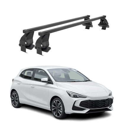 Menabo Dachträger Grundträger für MG MG3 2024-2026 Stahl Schwarz 2tlg