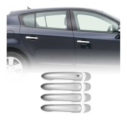 Chrom Türgriff Blende für Renault Megane 2008-2016 4-Trg Edelstahl Matt