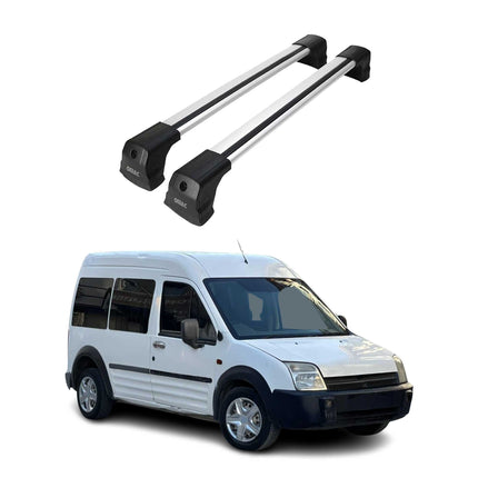 Dachträger Gepäckträger für Ford Transit Connect 2002-2014 Grundträger Alu Grau