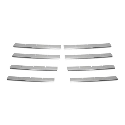 Kühlergrill Leiste Grillleisten für VW Transporter T5 2003-10 Edelstahl Chrom 8x