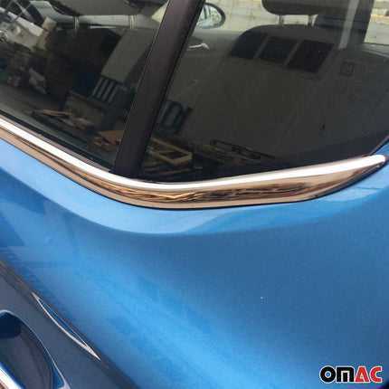 Fensterleisten Zierleisten für Opel Corsa 2015-2019 Edelstahl Chrom 6tlg