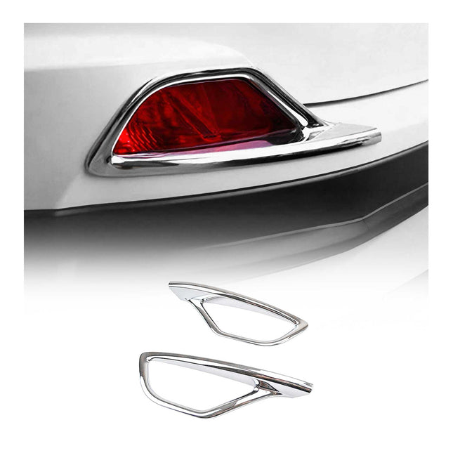 Reflektor Blenden Reflektorleiste für Toyota RAV4 2018-2020 Chrom ABS 2x