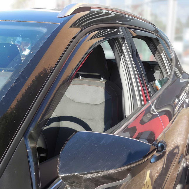 Windabweiser Regenabweiser für Seat Arona 2017-2025 Dunkel Acryl 4tlg