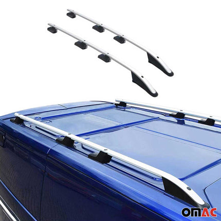 Alu Dachreling für Renault Trafic / Opel Vivaro A 2001-2014 L2 Langer Grau