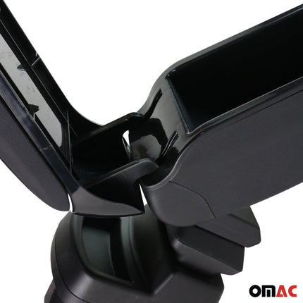 Armlehne Mittelarmlehne für Opel Corsa F 2019-2026 PU-Leder ABS Schwarz