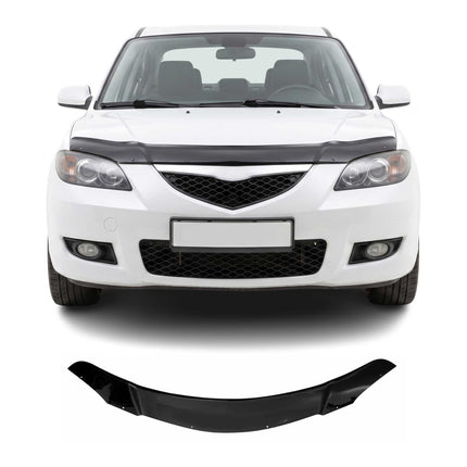 Motorhaube Deflektor Insektenschutz für Mazda 3 2003-2009 Stufenheck Dunkel