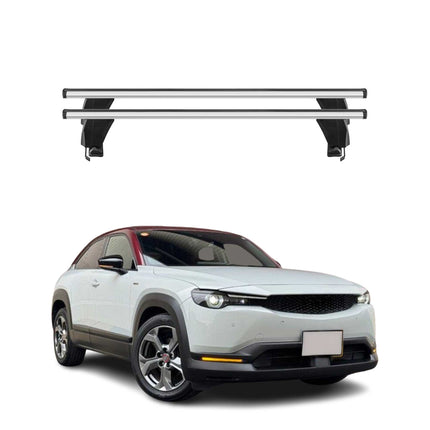 Menabo Dachträger Grundtäger für Mazda MX-30 2021-2026 50kg Alu Silber 2 tlg
