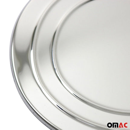 Tankdeckel Blenden Tankverschluss für Fiat Doblo 2010-2021 Edelstahl Chrom