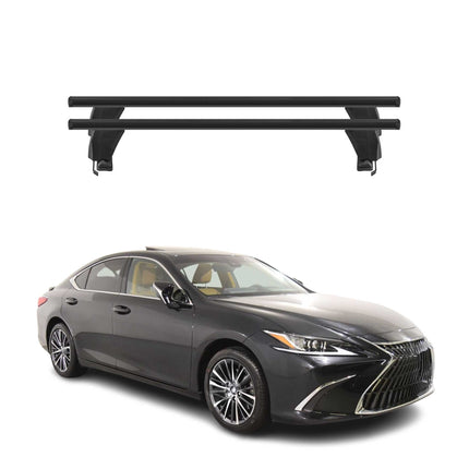 Menabo Dachträger Grundtäger für Lexus ES XZ10 2019-2025 50kg Alu Schwarz 2 tlg