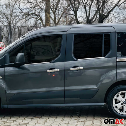 Fensterleisten Zierleisten für Ford Connect 2014-2021 Edelstahl Chrom 4tlg