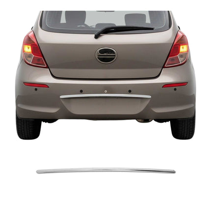 Kofferraumleiste Heckklappe Leiste für Hyundai i20 2012-2014 Edelstahl Chrom