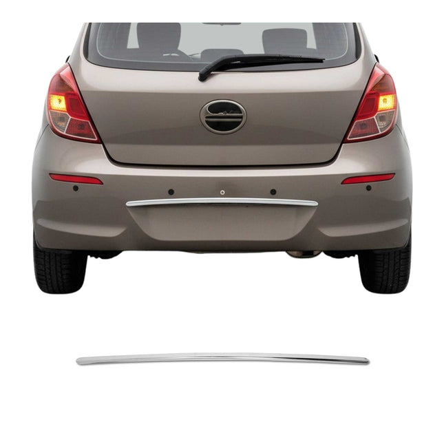 Kofferraumleiste Heckklappe Leiste für Hyundai i20 2012-2014 Edelstahl Chrom