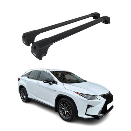 Dachträger Gepäckträger für Lexus RX IV 2016-2022 ABE Aluminium Schwarz