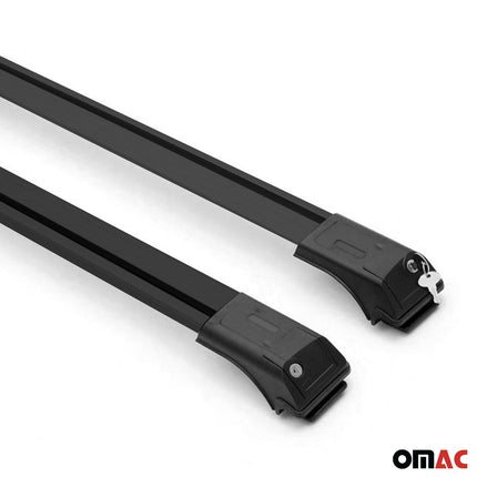Dachträger Grundtäger für Land Rover Freelander I 1998-2006 75kg Schwarz Alu 2x