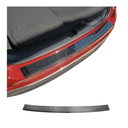 Ladekantenschutz für VW Tiguan II / Allspace 2016-2023 Edelstahl Dunkel Chrom