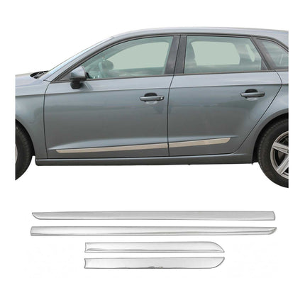 Türschutzleiste Seitentürleiste für Chevrolet Cruze 2008-2016 Chrom Edelstahl 4x