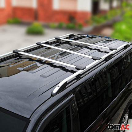 Dachträger Grundtäger für Renault Trafic 2014-2026 75kg Aluminium Silber 3 tlg