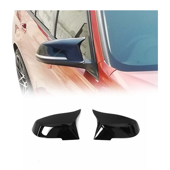 Spiegelkappen für BMW 1er F20/F21 2012-2024/2er F22 F23 F87 M2 16-2024 ABS Glanz