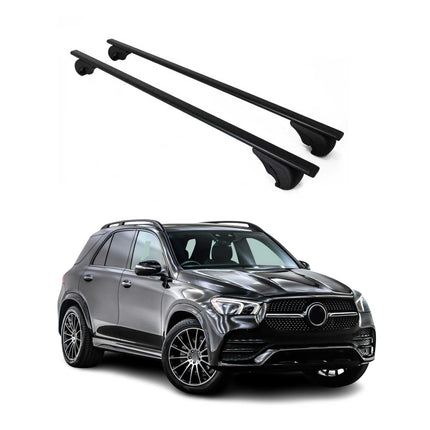 Dachträger Grundtäger für Mercedes GLE C167 2019-2026 75kg Metall Schwarz 2 tlg