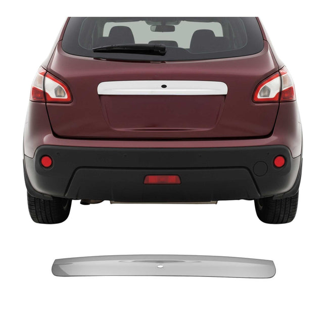 Kofferraumleiste Heckleiste für Nissan Qashqai +2 2008-2014 mit Sensor Chrom