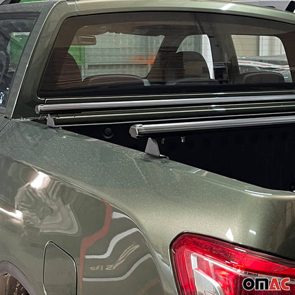 Dachträger Ladeflächenträger Querträger für VW Amarok 2010-2020 Alu Schwarz 2x